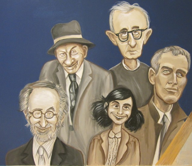 Saul Bellow, Woody Allen, Steven Speilberg, Anne Frank, Paul Newman
